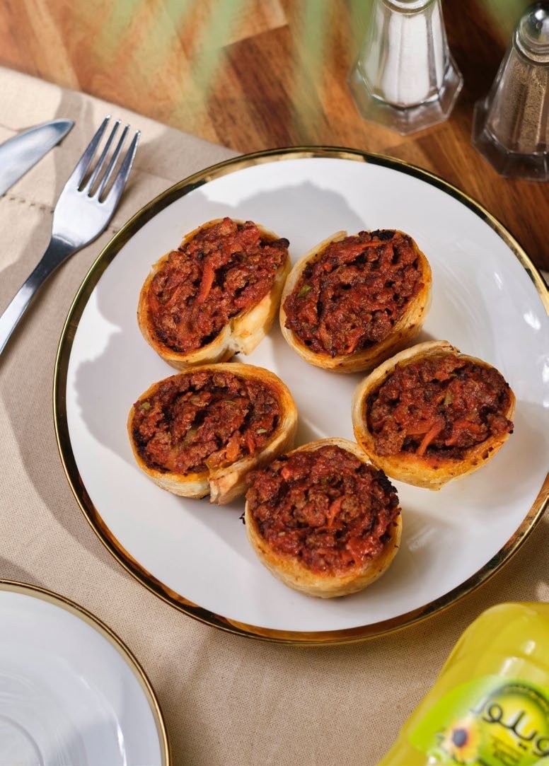 Rouleaux à la viande hachée et aux légumes